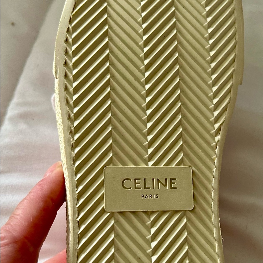 New with box & bag , 
Celine Red and White Eye Print Sneakers - Picture 7 of 10